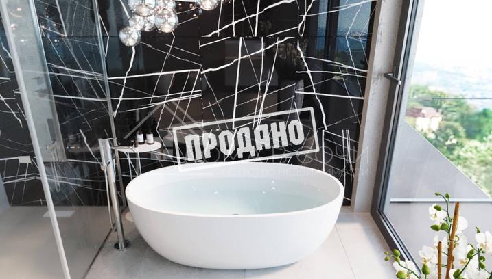 Панорамный коттедж в современном стиле №38