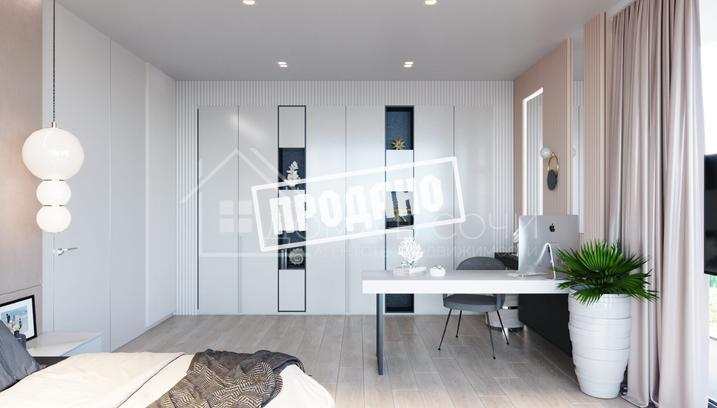 Панорамный коттедж в современном стиле №30