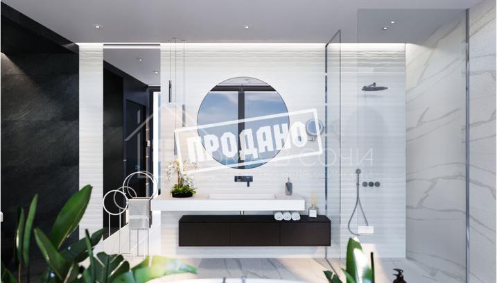 Панорамный коттедж в современном стиле №46