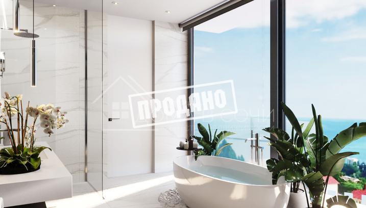 Панорамный коттедж в современном стиле №48