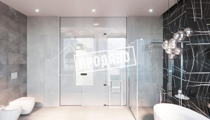 Панорамный коттедж в современном стиле №37