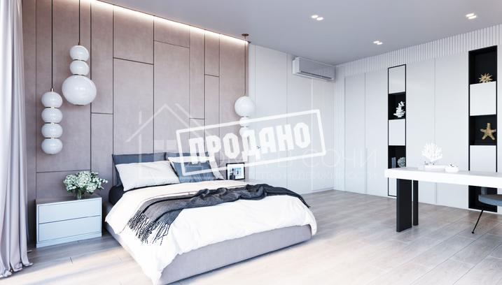 Панорамный коттедж в современном стиле №33