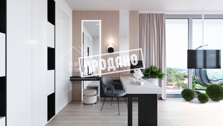 Панорамный коттедж в современном стиле №31