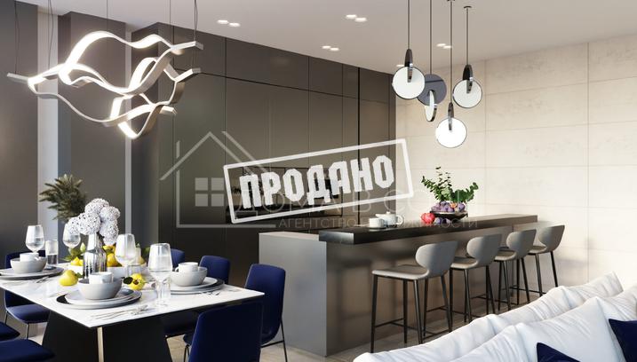 Панорамный коттедж в современном стиле №23