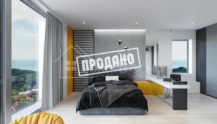 Панорамный коттедж в современном стиле №40