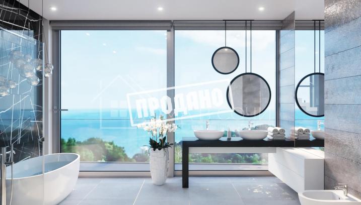 Панорамный коттедж в современном стиле №34