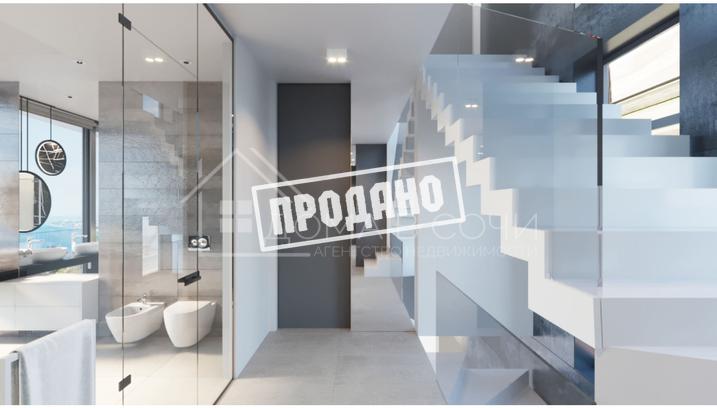 Панорамный коттедж в современном стиле №42