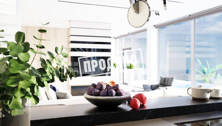 Панорамный коттедж в современном стиле №24