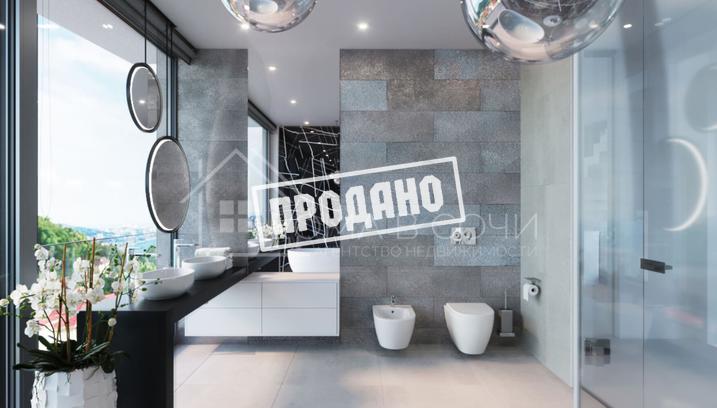 Панорамный коттедж в современном стиле №36