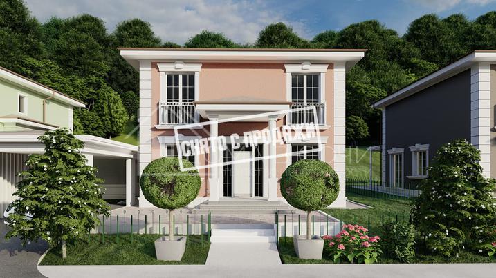 2-этажный коттедж в посёлке «Резиденция Ахштырь» №1