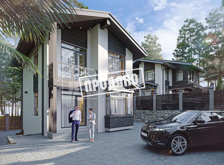 Два современных дома по 165 кв.м. №1