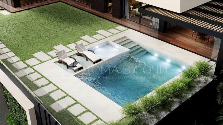 Вилла в КП из четырех индивидуальных домов №14