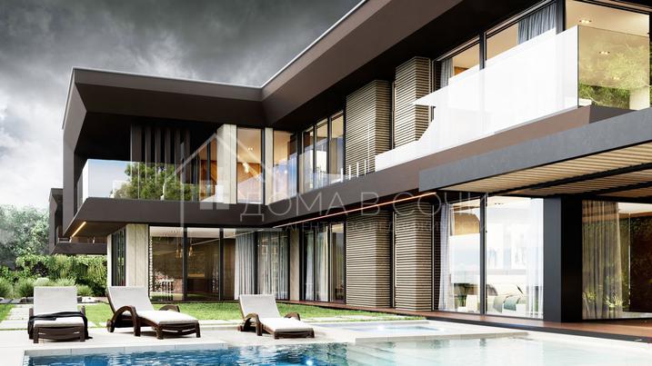 Вилла в КП из четырех индивидуальных домов №20