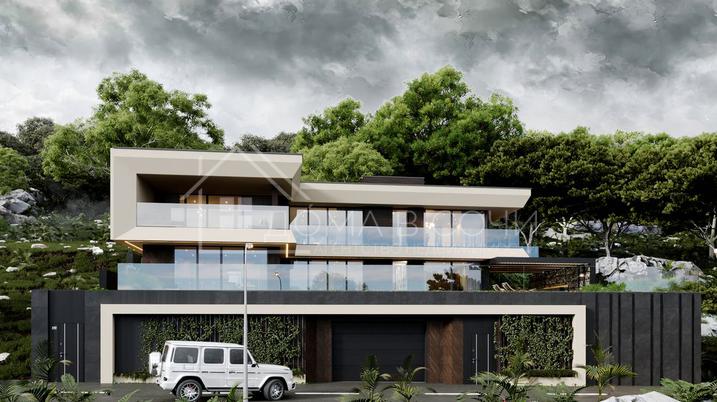 Вилла в КП из четырех индивидуальных домов №4