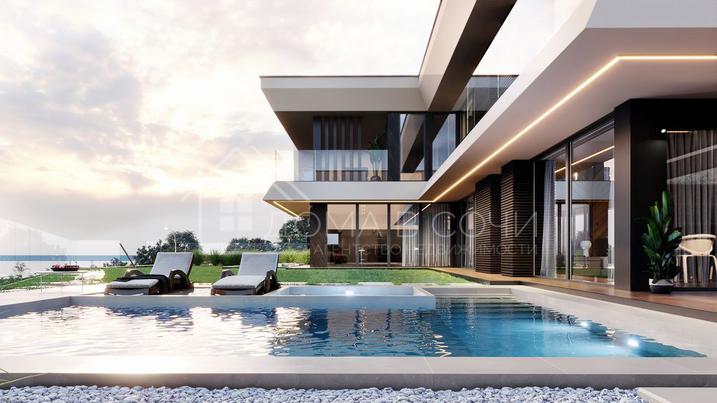 Вилла в КП из четырех индивидуальных домов №1