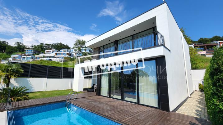 Современная Хайтек Вилла с видом на море №1