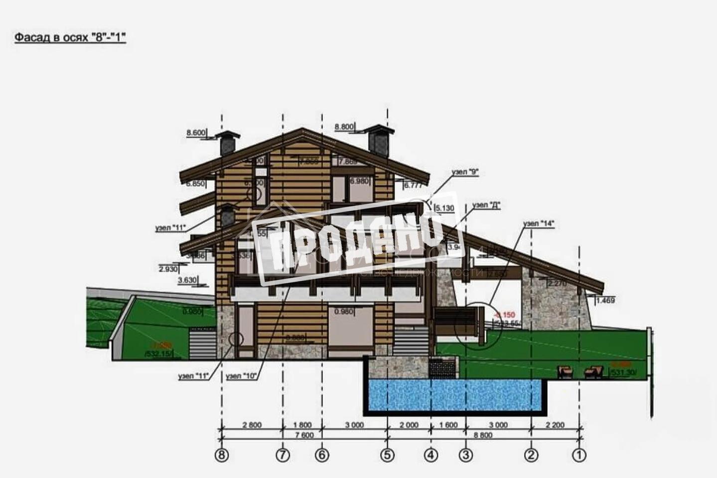 Шале в поселке Эстосадок №53