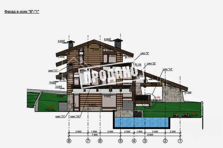 Шале в поселке Эстосадок №53