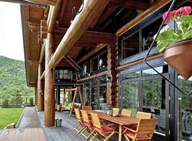 Гранд Шале из кедра на Красной Поляне №5