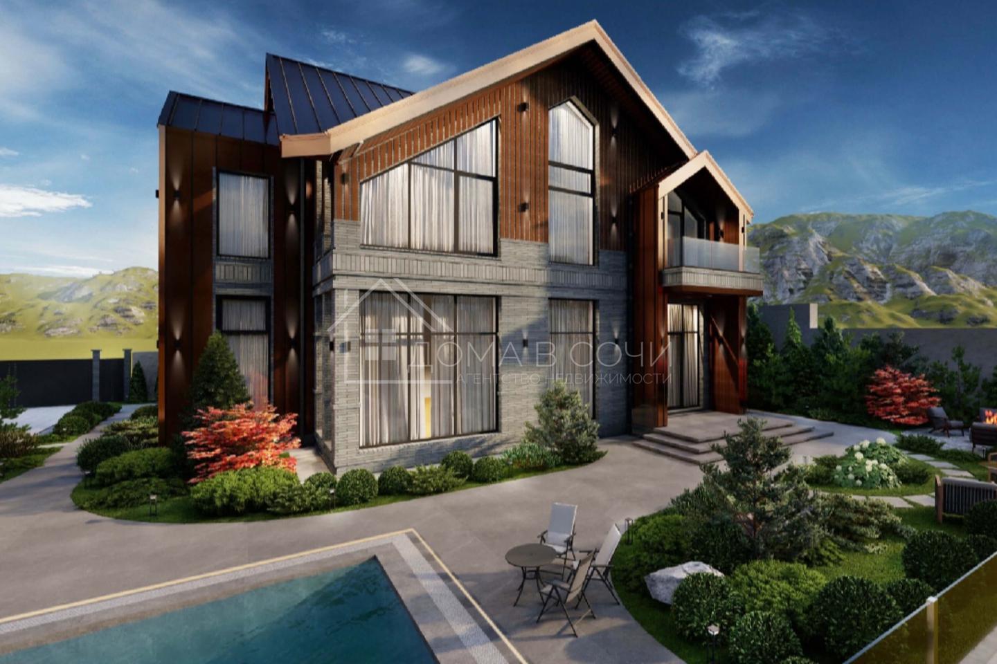 Шале в элитном КП Красная Поляна №17