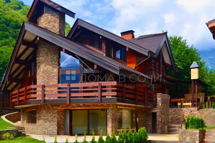 Комплекс из 3-х домов в стиле шале №29