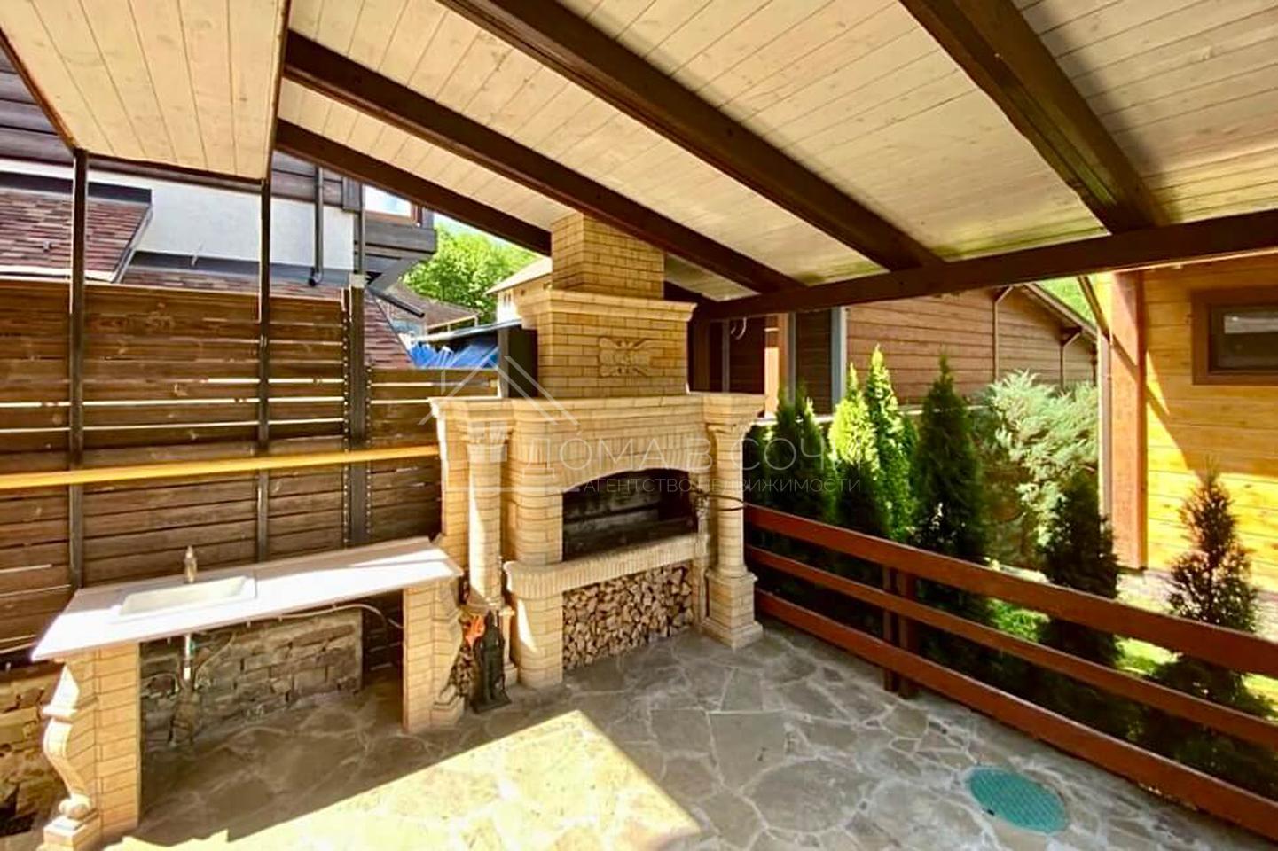 Комплекс из 3-х домов в стиле шале №100