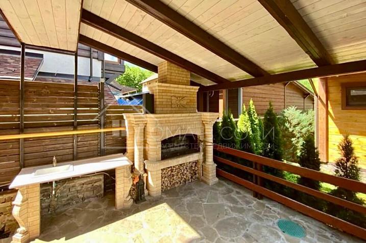 Комплекс из 3-х домов в стиле шале №100