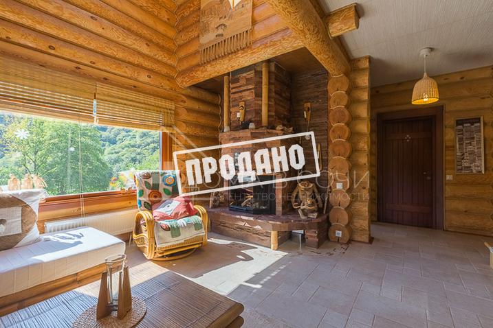 Эксклюзивный деревянный дом ручной рубки на Красной Поляне №25