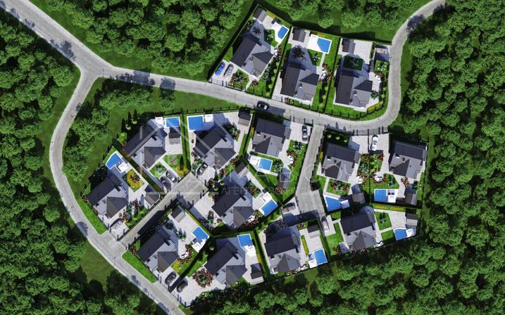 Поселок в европейском стиле с видом на горный массив №10