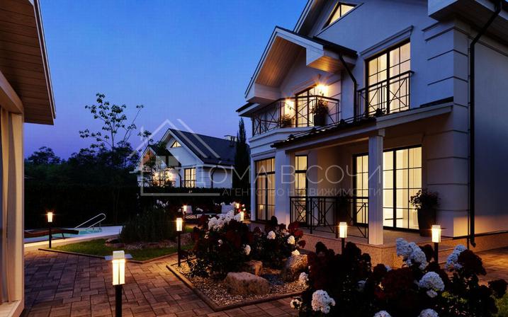 Поселок в европейском стиле с видом на горный массив №7