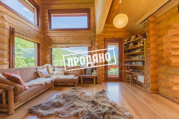 Эксклюзивный деревянный дом ручной рубки на Красной Поляне №35