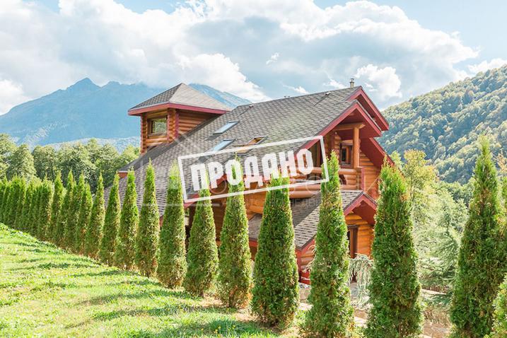 Эксклюзивный деревянный дом ручной рубки на Красной Поляне №62