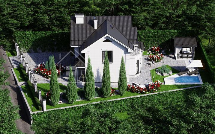 Поселок в европейском стиле с видом на горный массив №8