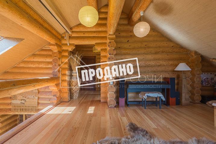 Эксклюзивный деревянный дом ручной рубки на Красной Поляне №37