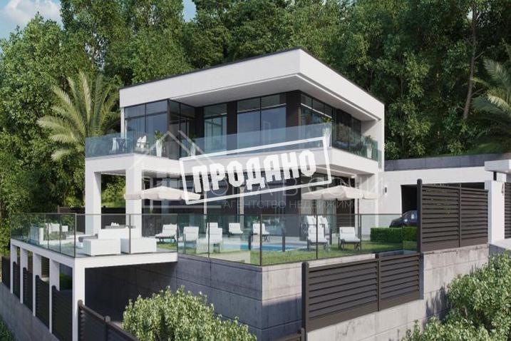 Коттедж в стиле хайтек у моря №2