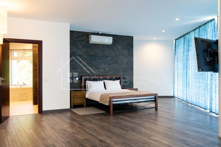 Дизайнерский особняк в горах Хосты №36