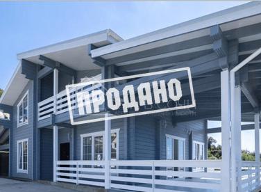 Дом из клеёного бруса с видом на море №1