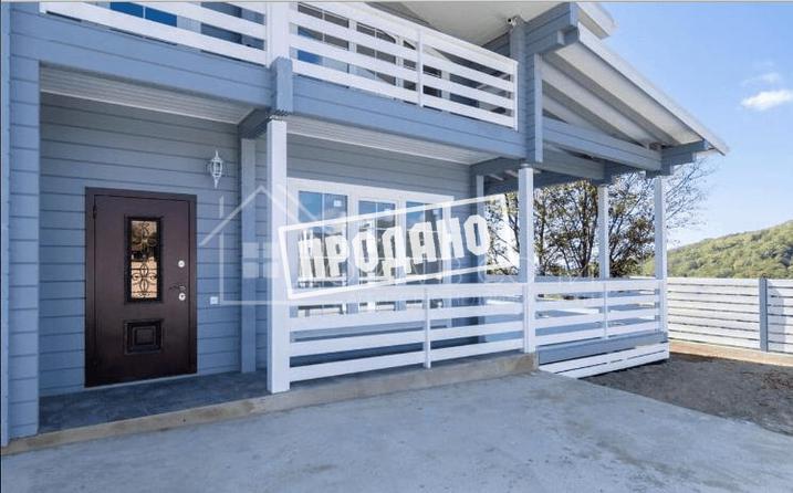 Дом из клеёного бруса с видом на море №2