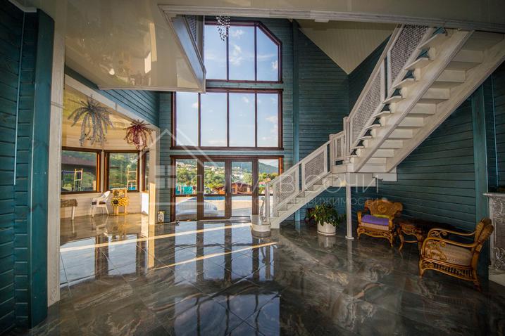 Коттедж с переливным бассейном в Сочи №10