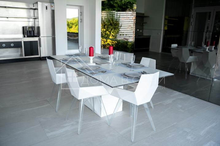 Дизайнерский особняк в горах Хосты №14